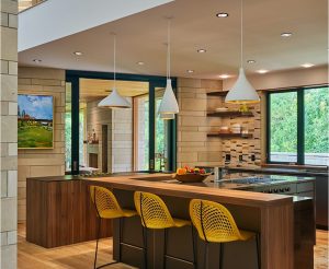 Matte lacquer cabinets and aluminum finishes found in top-tier European kitchens